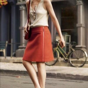 Ann Taylor fall holiday side zip 8P skirt